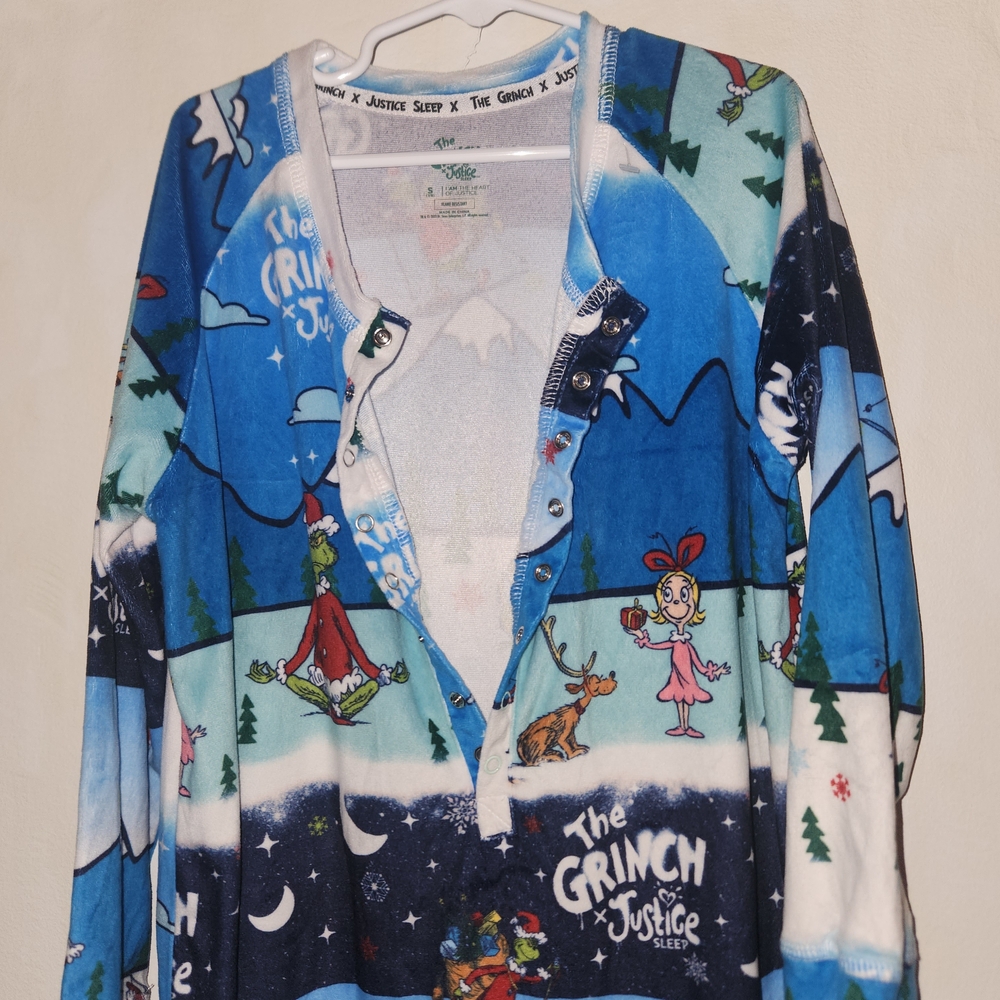 The Grinch Kids Pajama Set - Blue - Picture 2 of 3